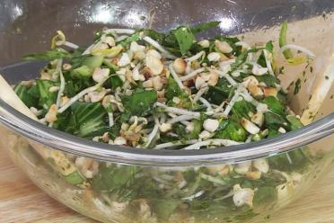 Fresh Pak Choi Cabbage Salad