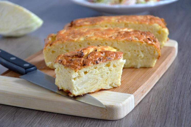 Easy Cabbage Pie with Creamy Mayo & Sour Cream