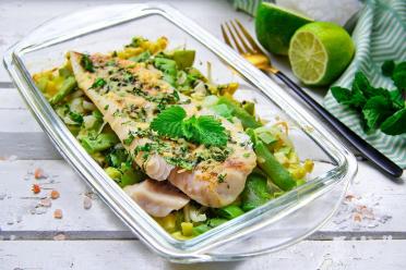 Quick and Healthy Baked Cod with Seasonal Veggies