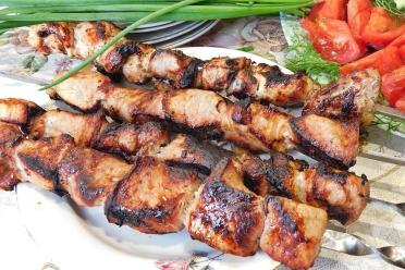 Grilled Red Wine Shish Kebab