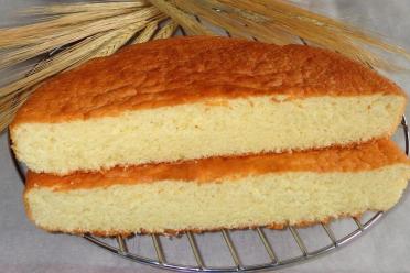 Fluffy Milk and Vegetable Oil Sponge Cake