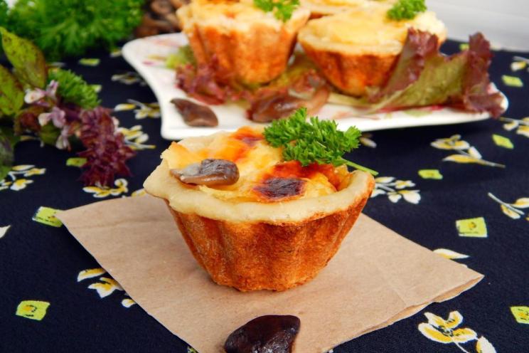 Chicken and Mushroom Tartlet Julienne
