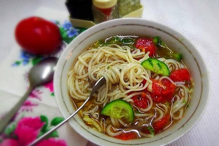 Spicy Korean-Style Beef Cold Soup