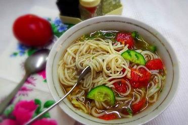 Spicy Korean-Style Beef Cold Soup