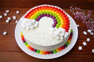 Spectacular Rainbow Delight Cake