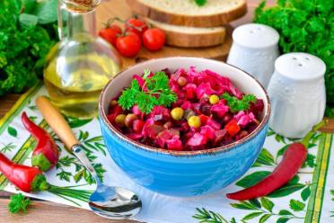 Cabbage and Pea Vinaigrette Salad