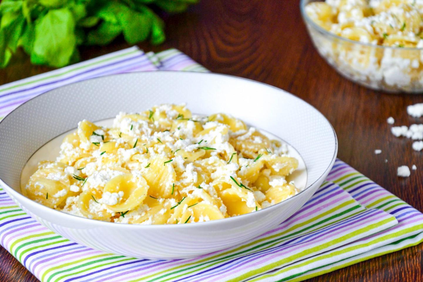 Quick and Healthy Pasta with Cottage Cheese Quick and Healthy Pasta with Cottage Cheese
