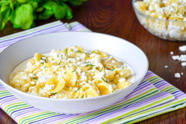Quick and Healthy Pasta with Cottage Cheese