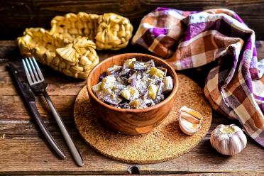 Creamy Garlic Eggplant Stew