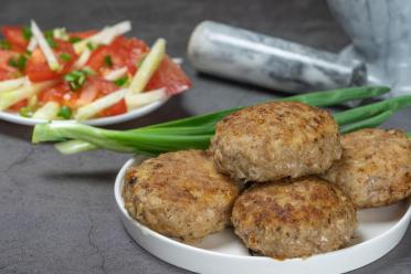 Juicy Mixed Meat and Vegetable Cutlets