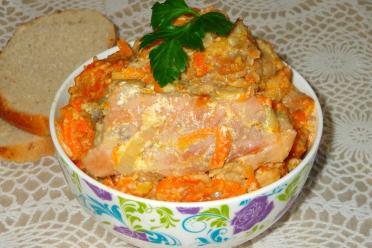 Creamy Chicken Stew with Carrots