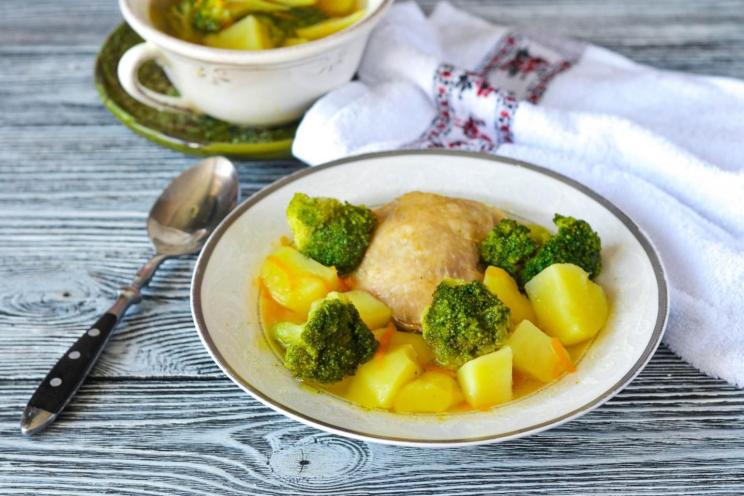 Chicken Broccoli Delight Soup
