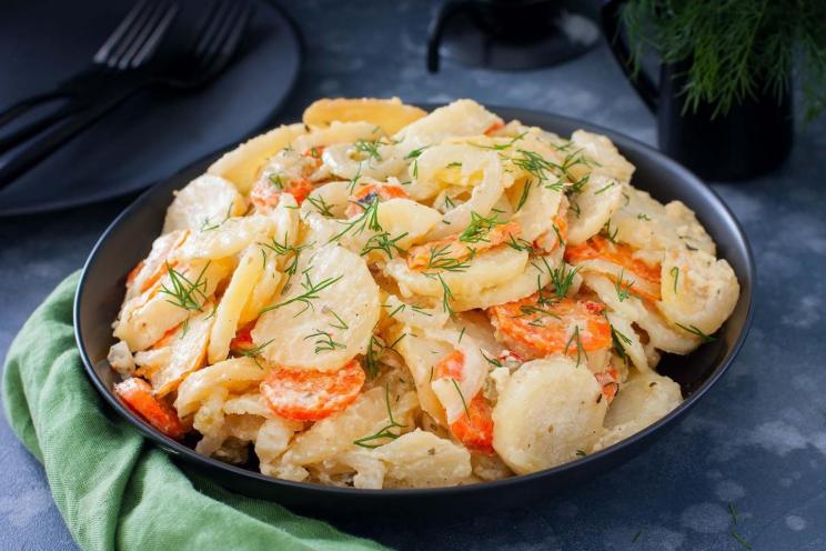 Oven-Baked Garlic Mayo Potatoes in a Cooking Sleeve