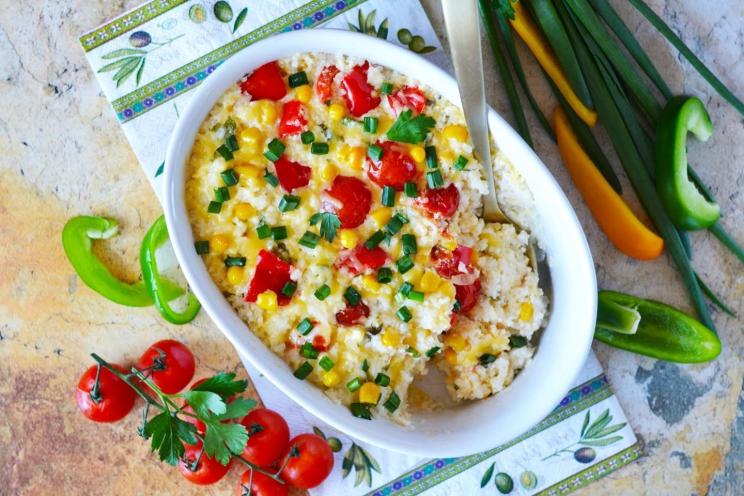 Cheesy Baked Sour Cream Rice