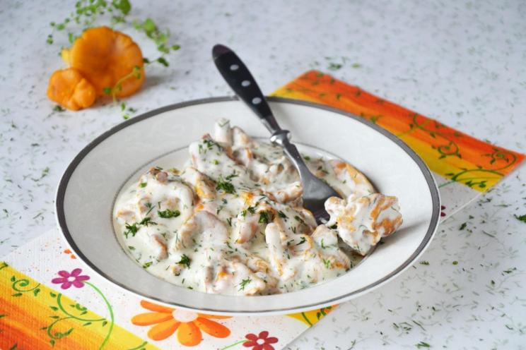 Creamy Chanterelles Delight