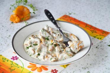 Creamy Chanterelles Delight