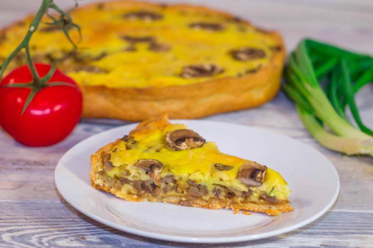 Mushroom and Cheese Delight Pie
