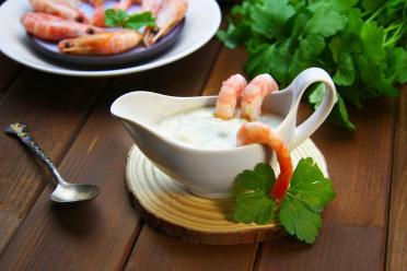 Garlic Cream Shrimp Sauce