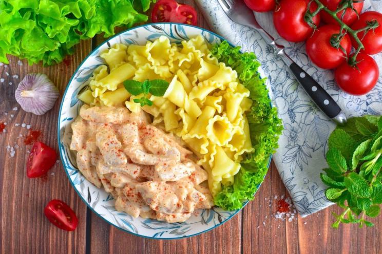 Creamy Garlic Chicken Stir-Fry