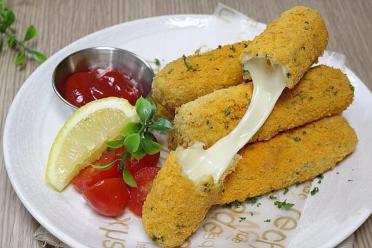 Cheese and Parsley Snack Sticks