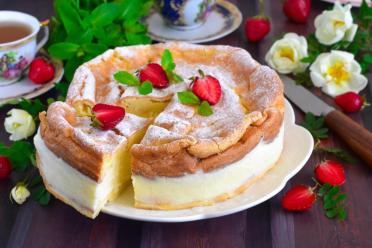 Irresistible Choux Pastry Karpatka Cake