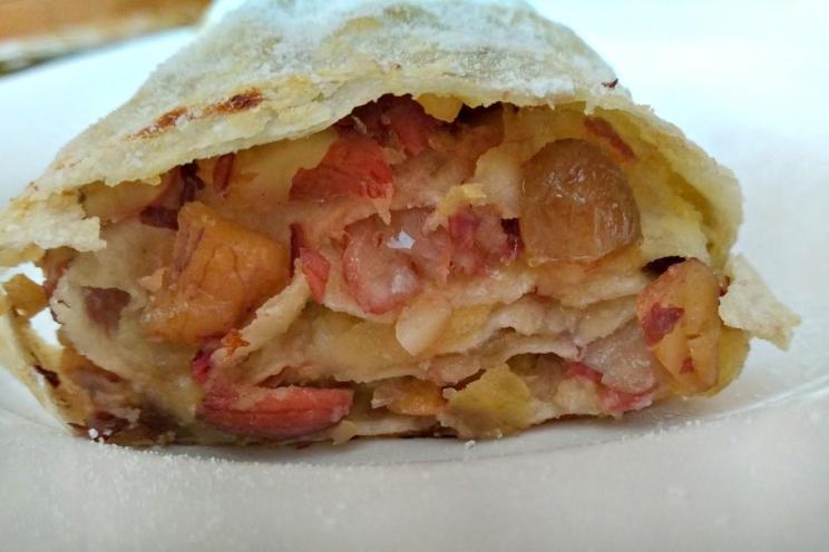 Quick Apple-Raisin Strudel with Lavash