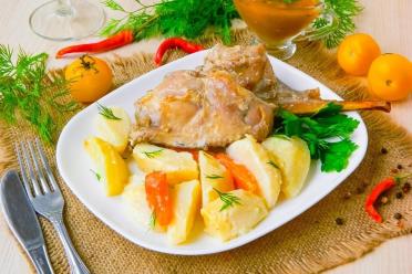 Oven-Baked Rabbit with Potatoes: A Healthy, Easy Dinner