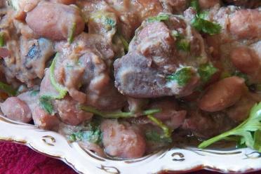 Mongolian-Style Lamb and Bean Stew