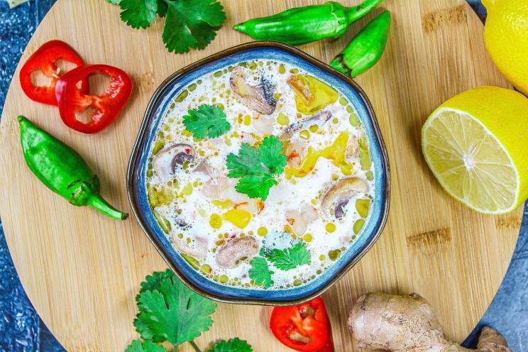 Thai Tom Yum Chicken Soup
