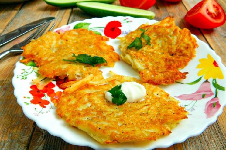 Crispy Flourless Potato Pancakes