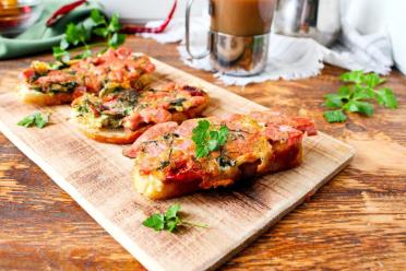 Crispy Cheese & Sausage Pan-Fried Sandwiches