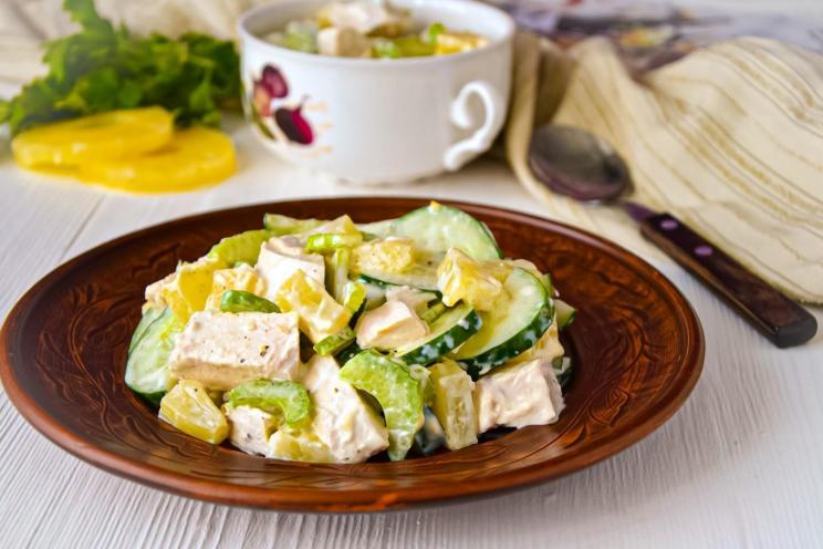 Chicken & Celery Low-Calorie Salad