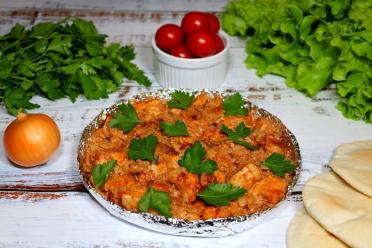 Oven Baked Pork Shashlik with Liquid Smoke