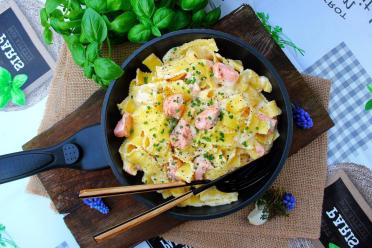 Creamy Red Fish Pasta Delight