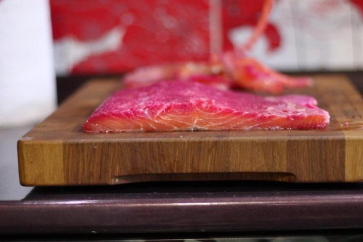 Easy Homemade Lightly Salted Salmon Fillet Easy Homemade Lightly Salted Salmon Fillet