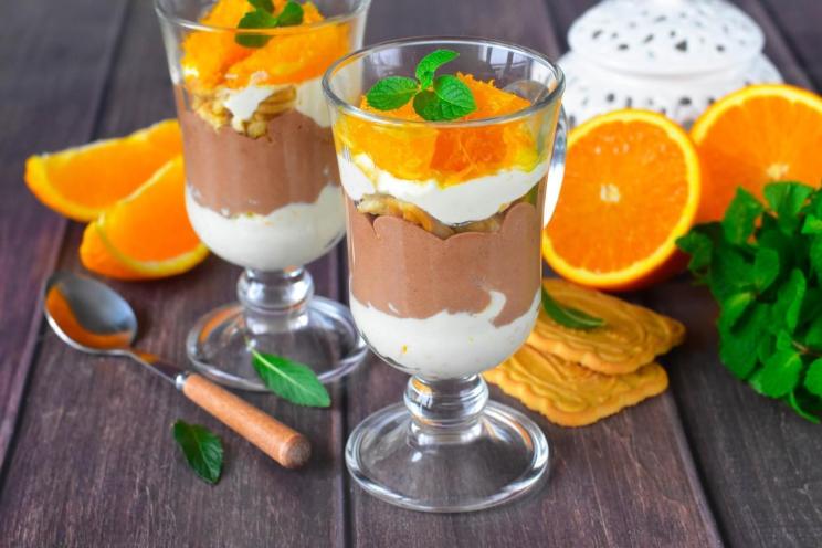 Luxurious Orange Layered Delight