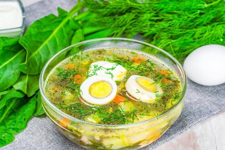 Easy Sorrel Chicken Soup with Egg Easy Sorrel Chicken Soup with Egg