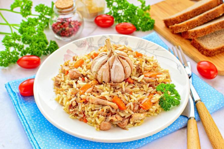 Quick & Tasty Stewed Meat Pilaf
