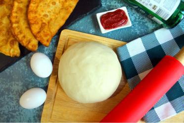 Crispy Cheburek Dough with Chilled Mineral Water