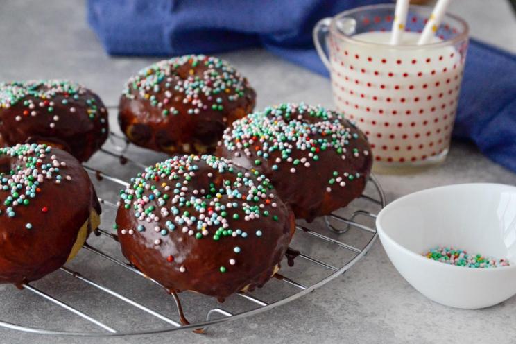 Baked Chocolate Glazed Donuts Baked Chocolate Glazed Donuts