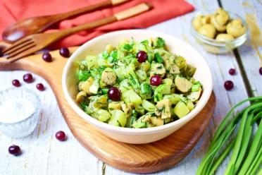 Quick and Easy Rustic Mushroom Salad