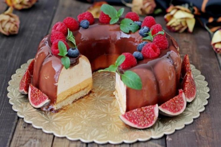 Mango Chocolate Mousse Cake