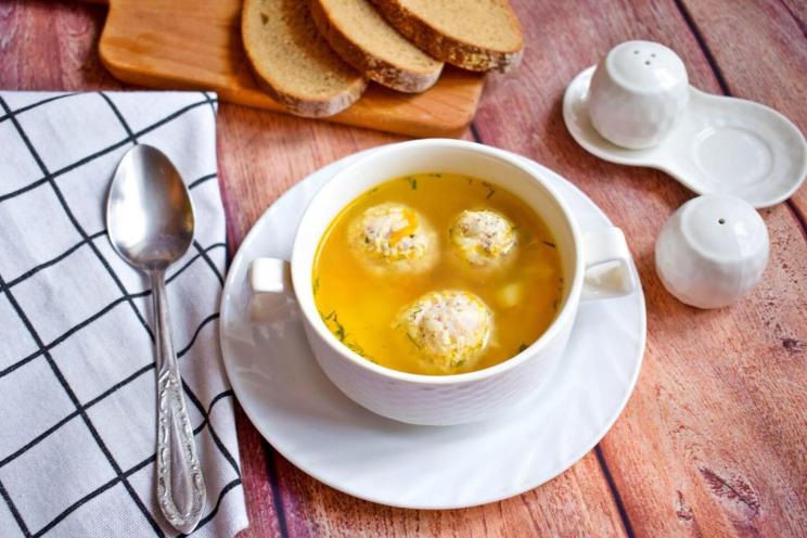 Hearty Chicken Meatball Soup Hearty Chicken Meatball Soup