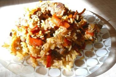 Slow Cooker Uzbek Lamb Pilaf