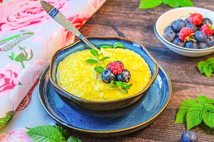 Creamy Millet Porridge with Milk