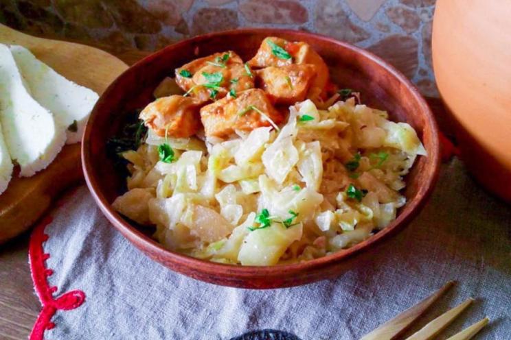 Quick Creamy Cabbage Delight