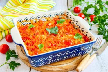 Oven-Baked Pike Perch with Veggies