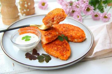 Crispy Onion & Semolina Cutlets