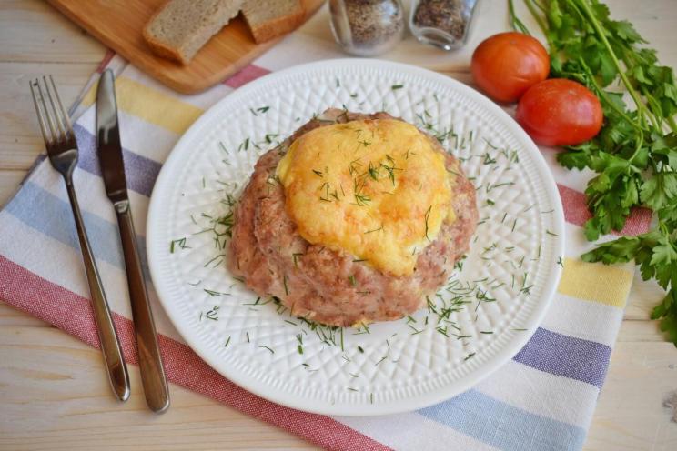 Savoury Meat Cheesecake