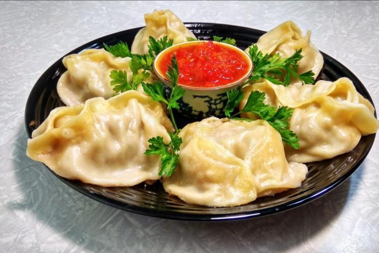 Savory Manti with Pork and Beef Filling